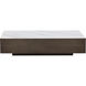 Lenay 66 X 33.75 inch White / Dark Bronze Coffee Table